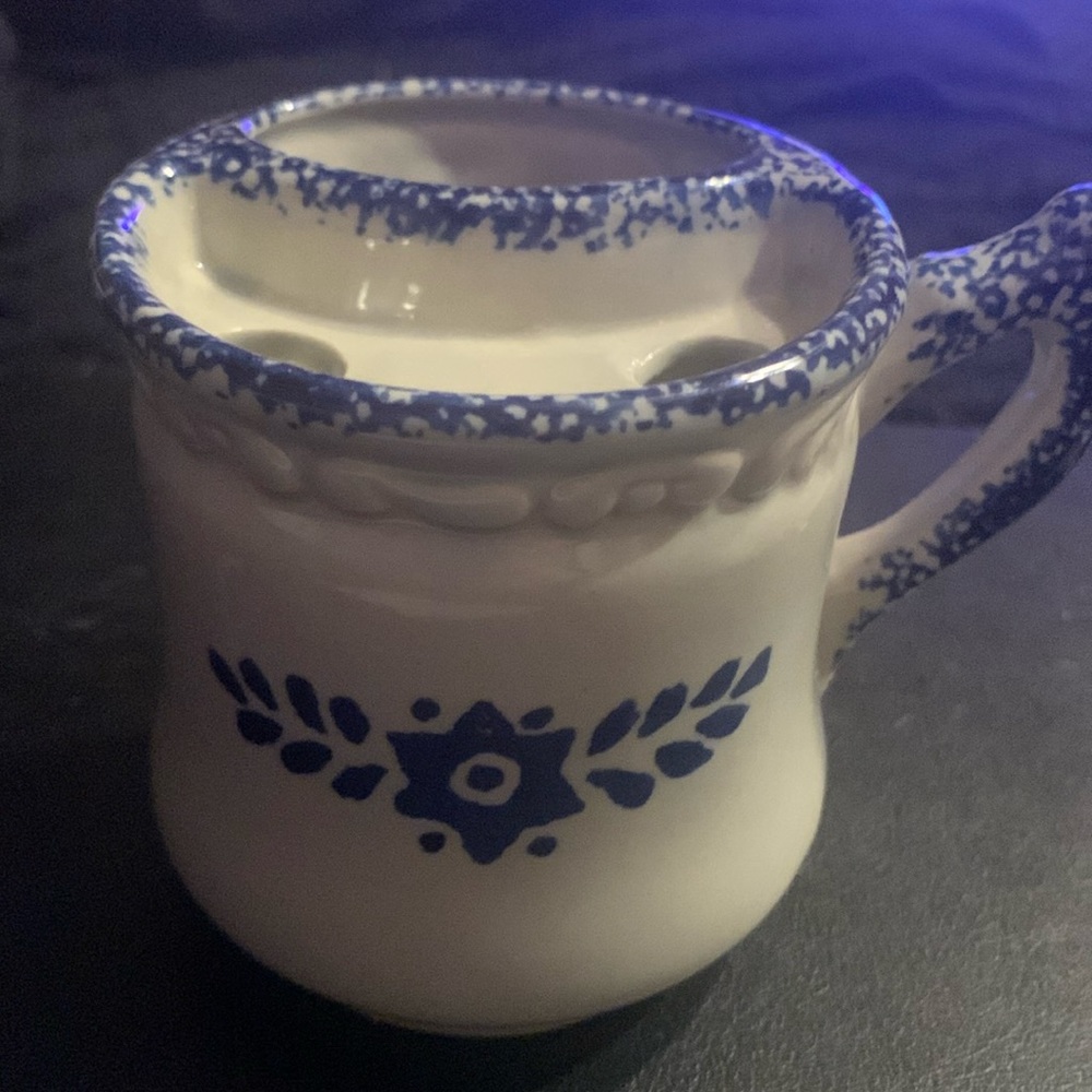 Mustache Mug Chinese Loom Co. Blue / Gray
